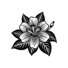 Thai Blossom Cassia Fistula. Golden Shower Flower Vector Icon