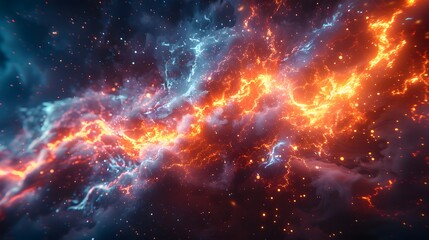 Fototapeta premium electric lighting, abstract electrical background