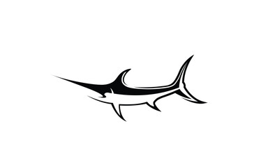 Creative Abstract Marlin Fish Collection Logo Design Symbol Icon Illustration	
