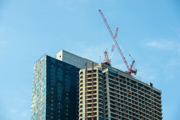 Fototapeta premium Concept city background