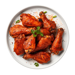 Buffalo wings top view