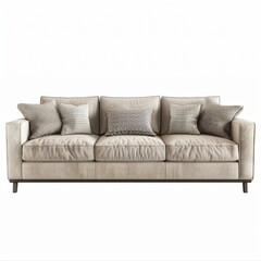 Fototapeta premium sofa isolated on white background