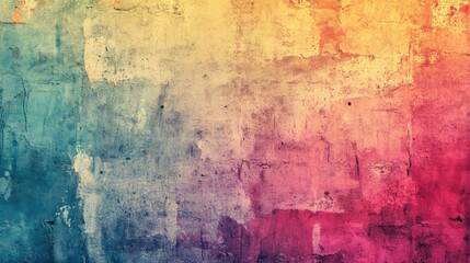 Obraz premium Grunge texture with layers of vibrant colors