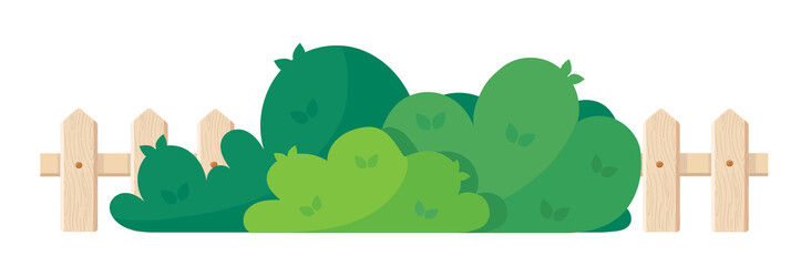 Green bush blossom. grass bush