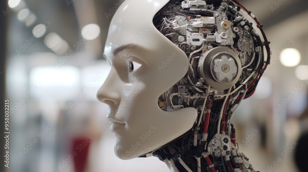Poster artificial intelligence (ai) is like an electronic brain. it's a powerful technology that uses compu