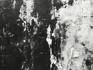 Grunge black and white distressed texture background