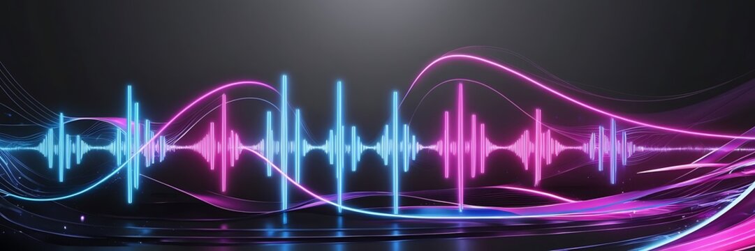 futuristic Abstract background, Neon Colored Motion Striped line texture for Business science and Technology