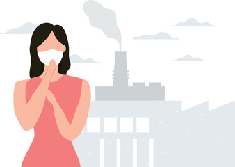 The boy is wearing a face mask.