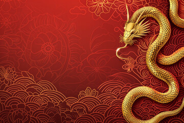 Fototapeta premium Beautiful greeting card with holiday composition for happy and joy celebrate New Year