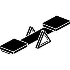 Obraz premium Seesaw Icon