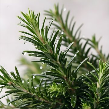 close up of rosemary