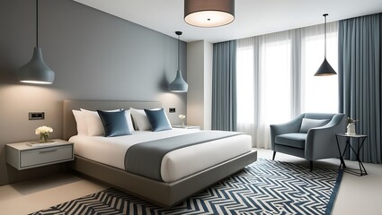 Bedroom In New Luxury Home