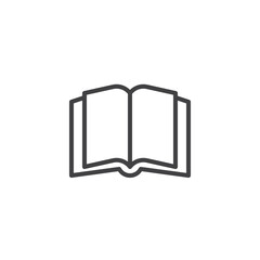 Book line icon