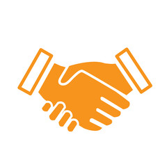 handshake icon vector illustration