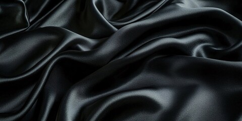 Obraz premium black satin background