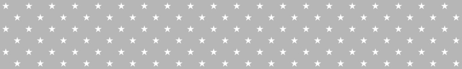 Nahtloser Sternebanner in grau