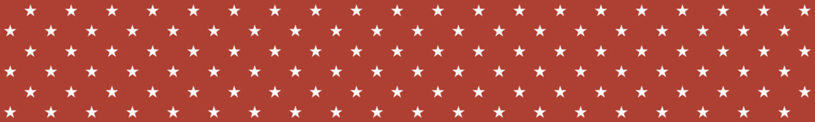 Nahtloser Sternebanner in rot