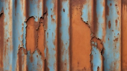 Rusty metal sheet background with natural patterns
