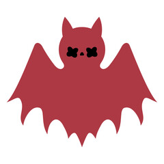 ハロウィンのバサバサコウモリ☆PNG