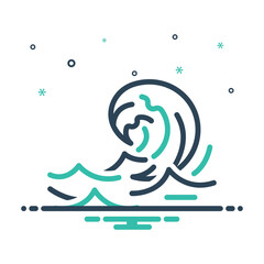 Mix icon for waves