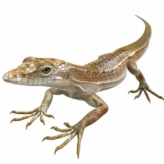 Fototapeta premium 3d Anole PNG Transparent high qulity isolated on white background 