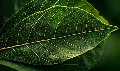 Fototapeta premium green leaf texture. 