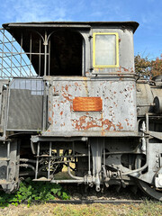 Part of an old locomotive