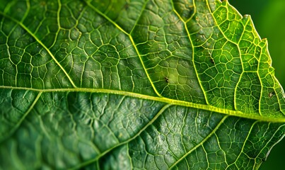 Fototapeta premium green leaf texture. 