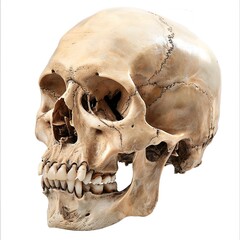Obraz premium Human skull, highly detailed 