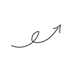 doodle arrow scribble 