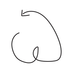 doodle arrow scribble 