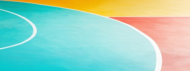  A person on a tennis court holds a racket and grips a ball in the court's center