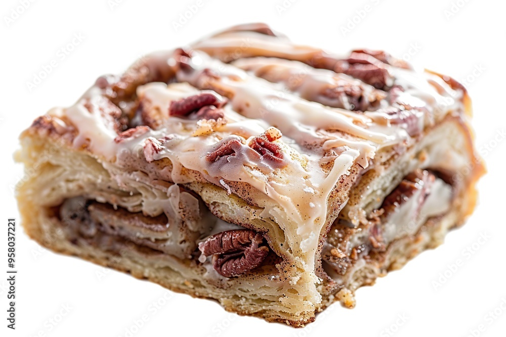 Poster Delicious Pecan Cinnamon Roll