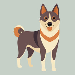 dog vector illustration and cute dog Adobe Illustrator Artwork