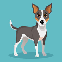 dog vector illustration and cute dog Adobe Illustrator Artwork