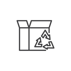 Eco-Friendly Packaging line icon