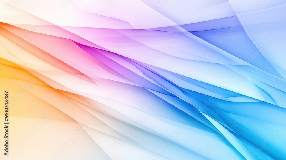 Poster a colorful abstract background with a wavy pattern, ai