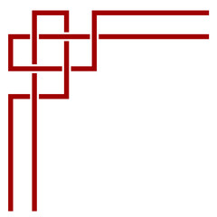 Chinese New Year Corner Border