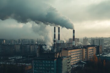 Aerial view of a meticulously planned urban city with well-organized streets, parks, and buildings