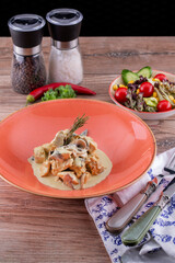 chicken creamy souse 