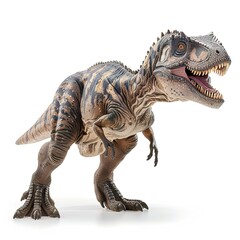 Fototapeta premium Herrerasaurus is a genus of carnivore, is live on Triassic period isolated on white background 
