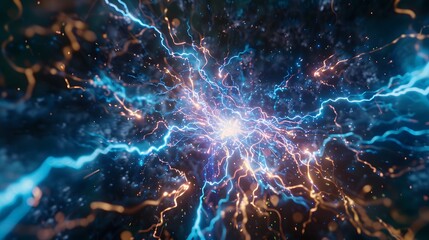 electric lighting, abstract electrical background