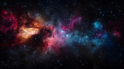 Mesmerizing Cosmic Explosion in Vibrant Interstellar Nebula