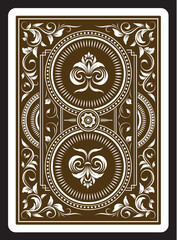 Classic Playing cards back design