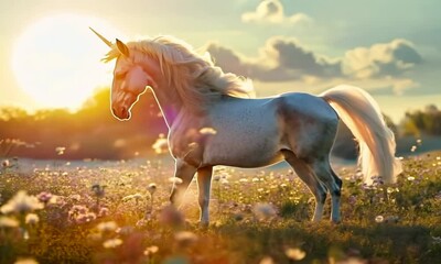 Mythical Unicorn Meadow, Video