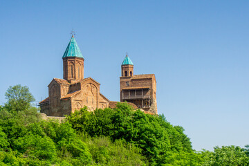 Gremi, the royal citadel and the Church of the Archangels. Close view
