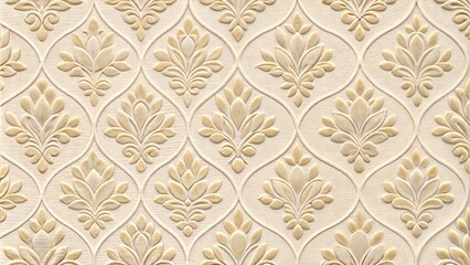 Seamless damask pattern.Classic wall embossed wallpaper for printing on paper,wrap or wallpaper for...