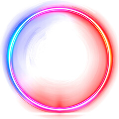Abstract glowing ring