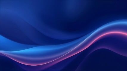 Obraz premium Wavy abstract background in deep blue and purple hues with pink accents, creating a dynamic and vibrant atmosphere. Ideal for creative projects.