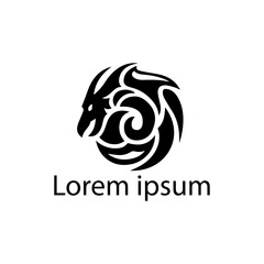 Chinese Dragon Vector. Premium Vector | Flat dragon silhouette dragon illustration vector. Premium Vector | Dragon logo icon design illustration.